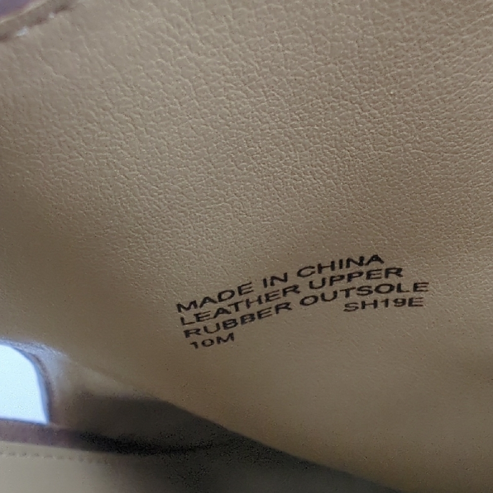 MICHAEL KORS Adams Cutout Suede Booties Brown Sz 10 - Picture 8 of 9